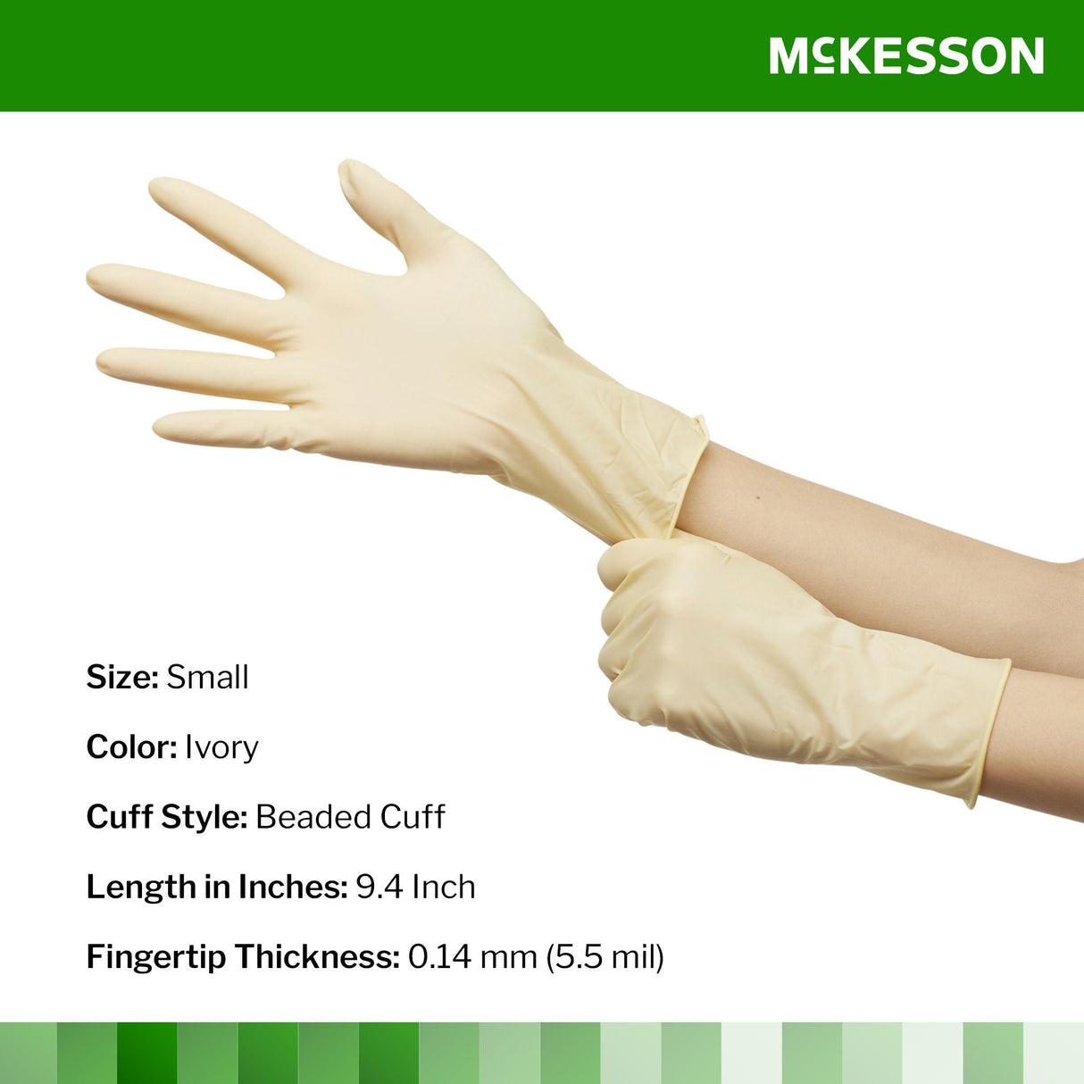 McKesson Confiderm Latex Exam Glove - 14-314-Box - LL Medico