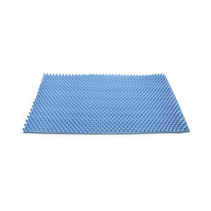McKesson Convoluted Foam Mattress Overlay, 72" x 33" x 3", Blue - 136-66005-Single - LL Medico