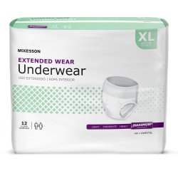 McKesson Extended Wear Underwear - UWEXTXL-Pack - LL Medico