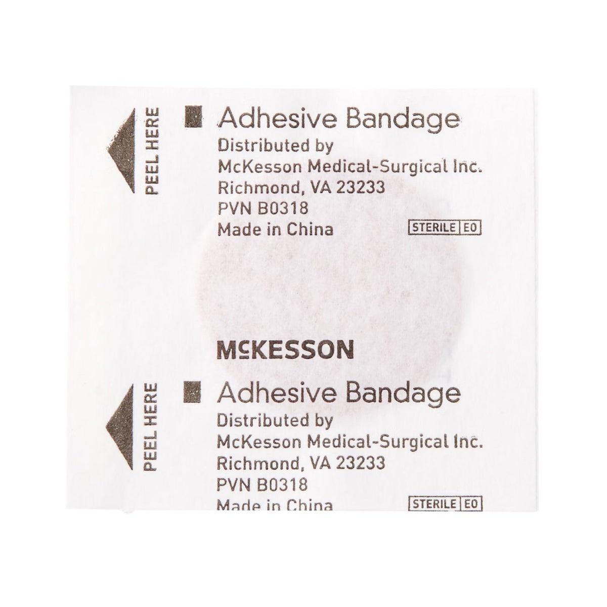 McKesson Fabric Adhesive Spot Bandage, Sterile, Tan, 1" - 16-4812-Box - LL Medico