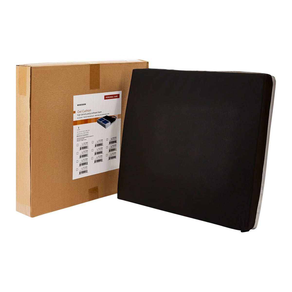 McKesson Foam and Gel Seat Cushion, 20" x 18" x 3" - 170-74014-Single - LL Medico
