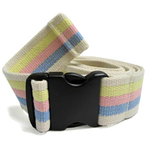 McKesson Gait Belt, Pastel Stripe, 60", Quick-Release Buckle - 860-Single - LL Medico