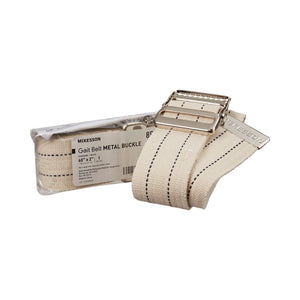 McKesson Gait Belt with White Metal Buckle, 60" Length - 855-Single - LL Medico
