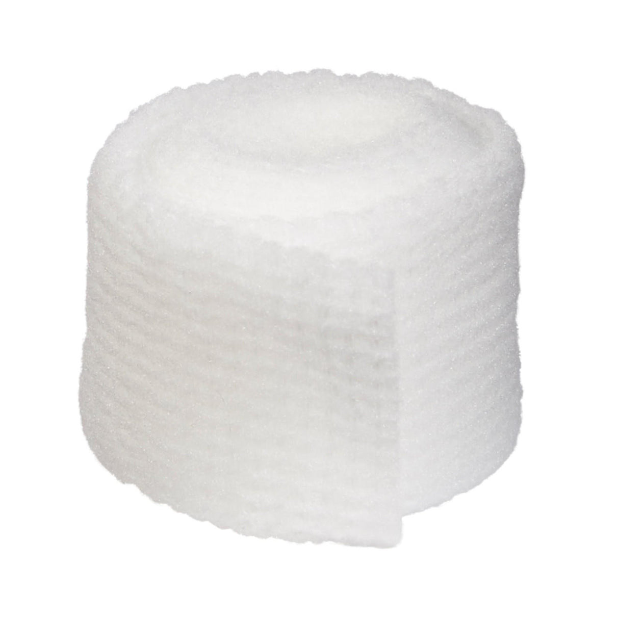 A partially unrolled McKesson Gauze Conforming Bandage, 1 in x 1.7 yds sterile roll, is displayed against a plain white background.