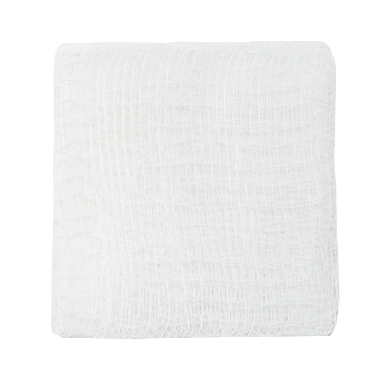 A single McKesson Gauze Sponge, 8-ply, 2x2 inch square, non-sterile and white with a textured surface, is neatly folded and displayed against a plain white background.