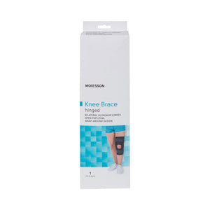 McKesson Knee Brace Hinged, Wraparound Open Popliteal - 155-81-82393-Single - LL Medico