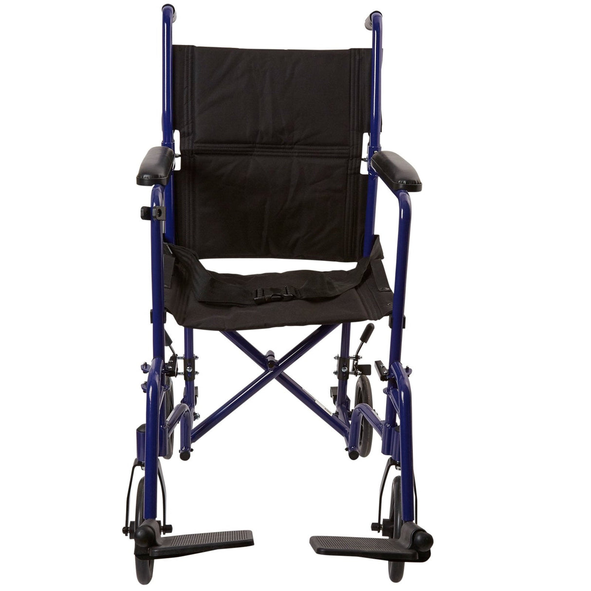 McKesson Lightweight Aluminum Transport Chair - 146-ATC19-BK - LL Medico