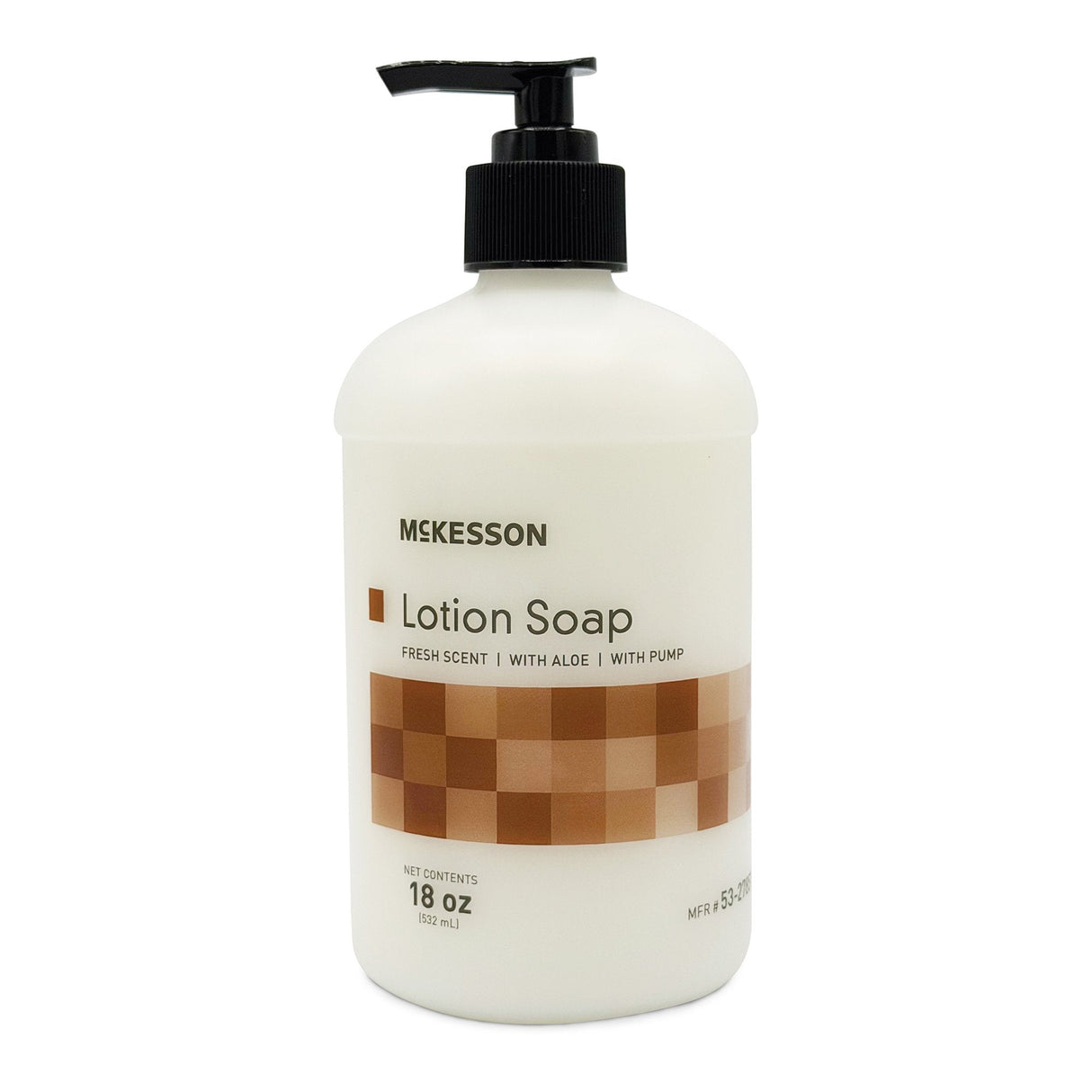 McKesson Lotion Soap, Fresh Scent, 18 oz. Pump Bottle - 53-27857-18-Single - LL Medico