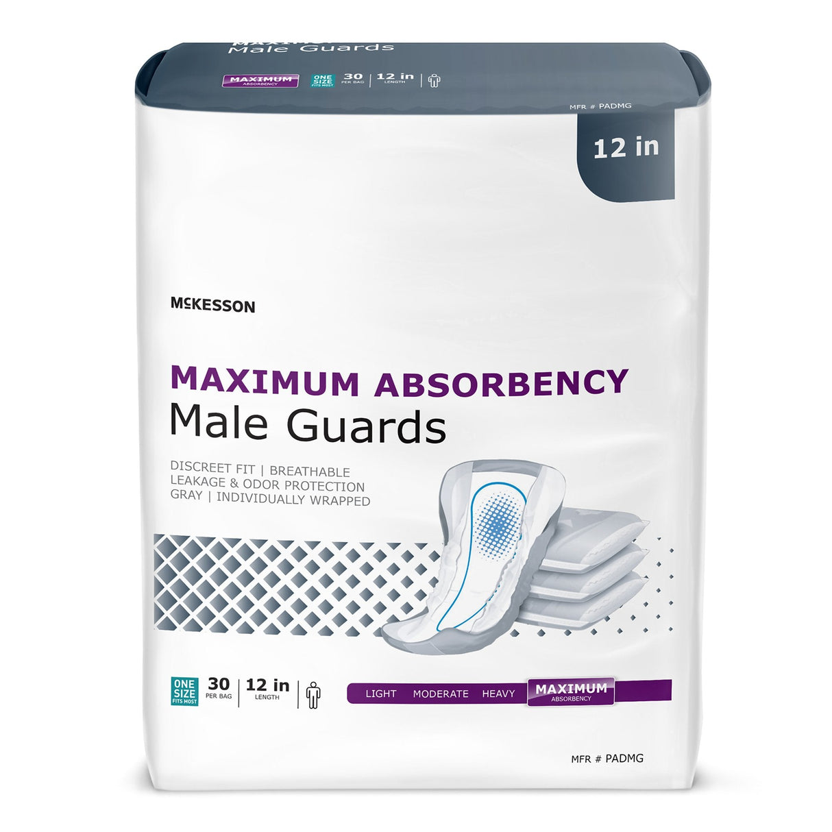 McKesson Male Guards, Maximum Absorbency - PADMG-Pack - LL Medico