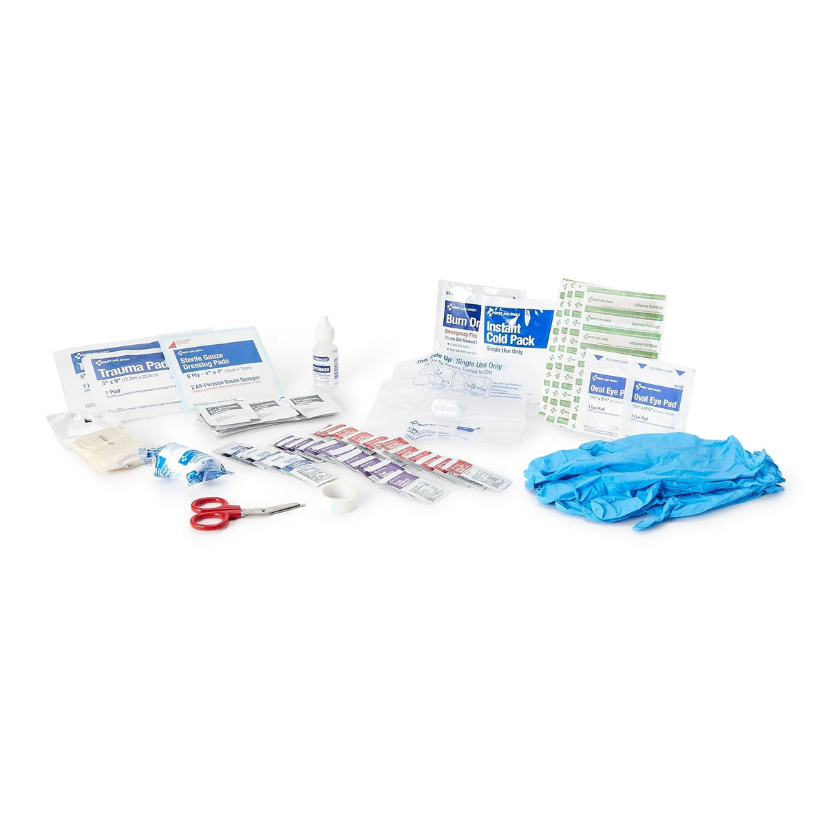 McKesson MooreBrand First Aid Kit, 10 Person, Plastic Case - 30321-Single - LL Medico
