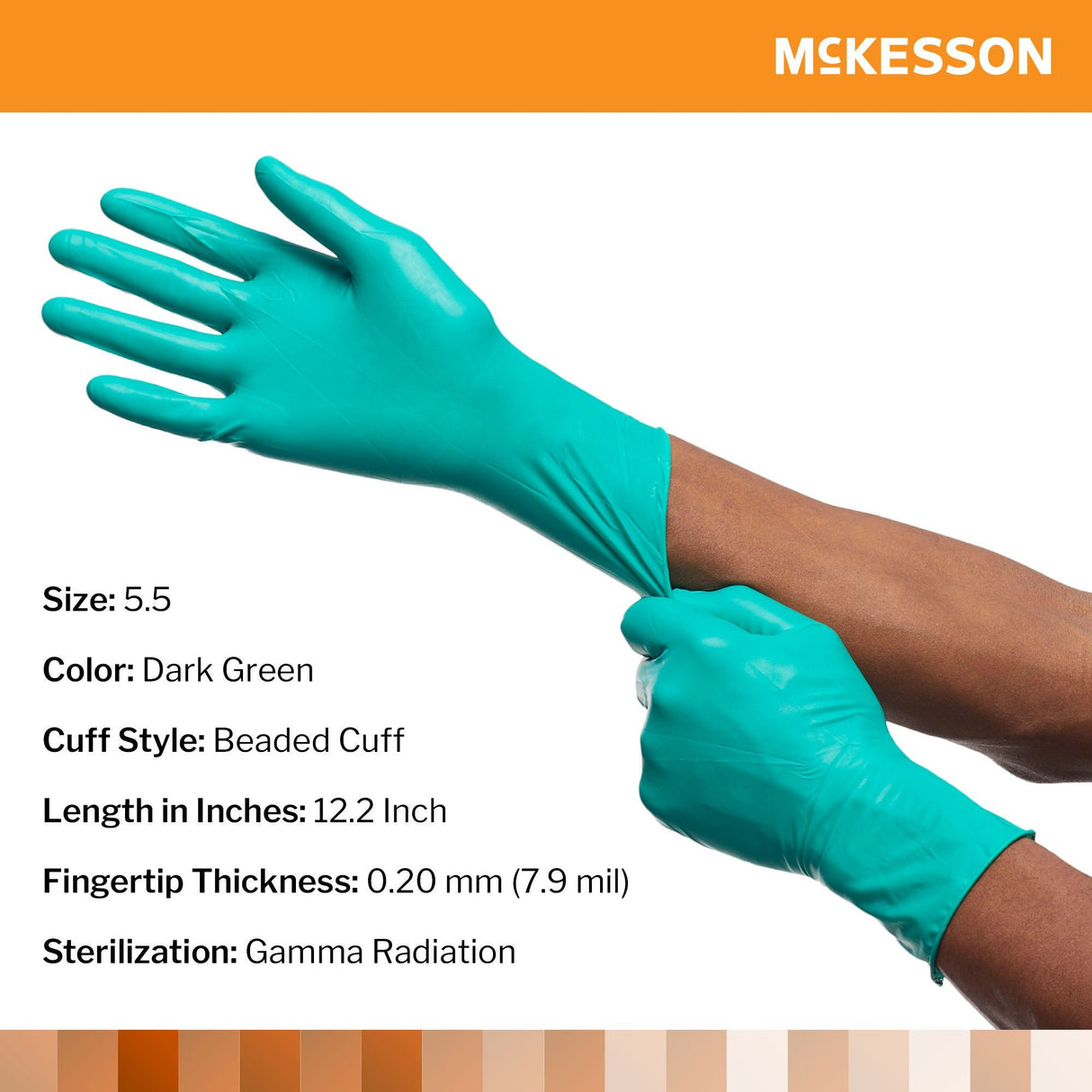 McKesson Perry Performance Plus Polychloroprene Surgical Glove - 20-2555N-Box - LL Medico