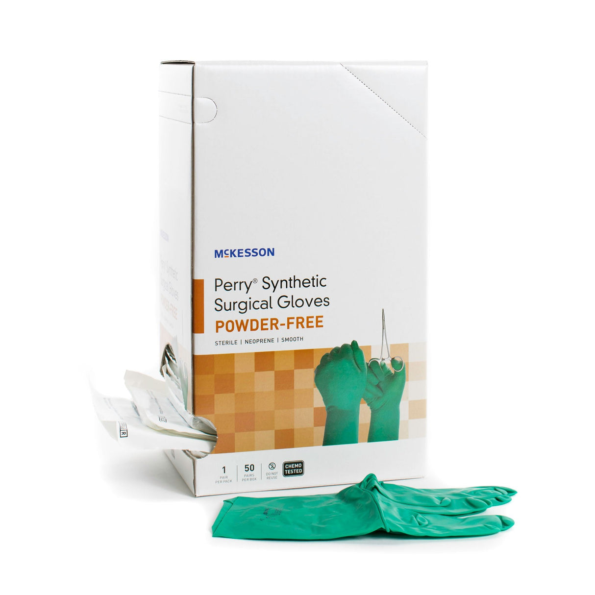 McKesson Perry Performance Plus Polychloroprene Surgical Glove - 20-2555N-Box - LL Medico