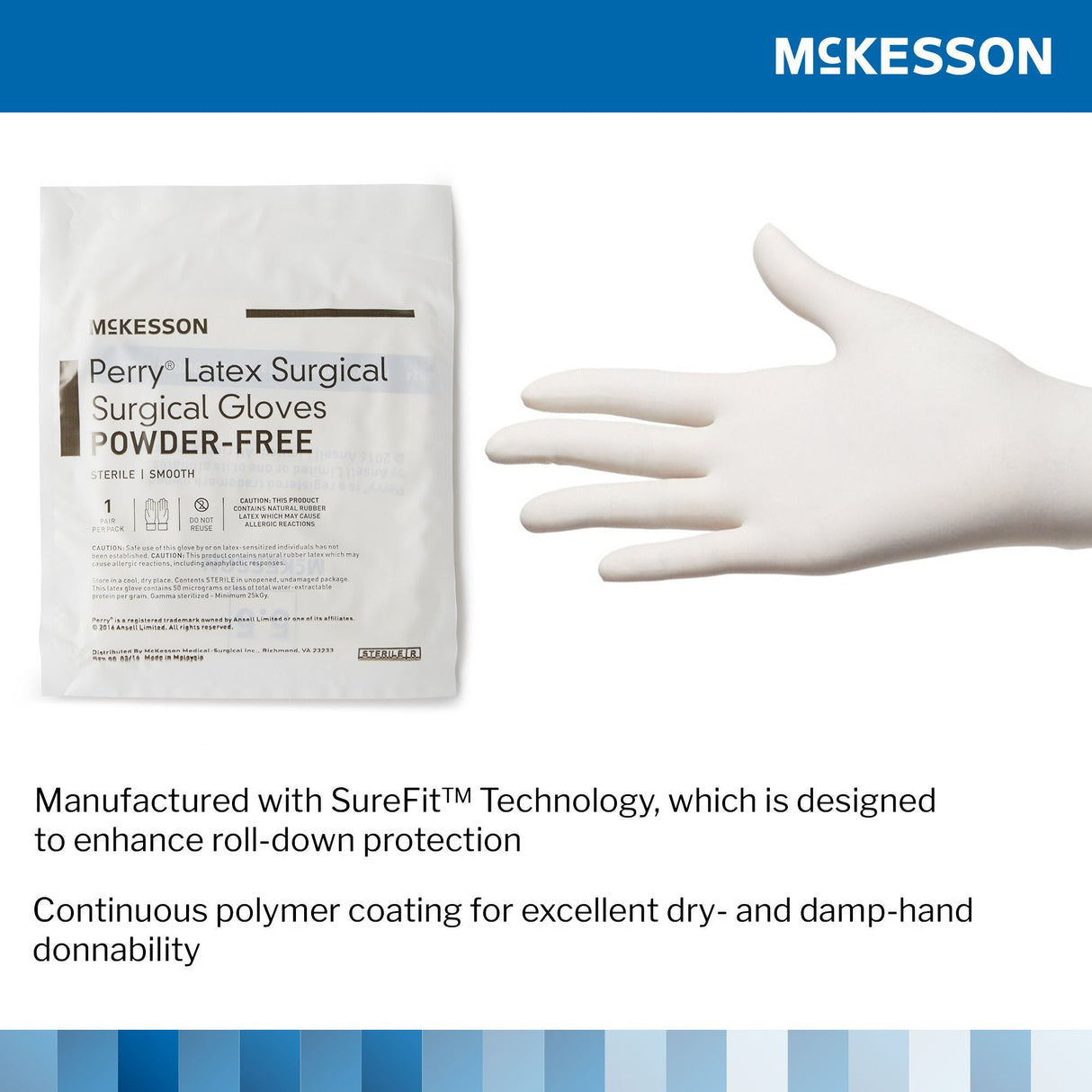 McKesson Perry Performance Plus Surgical Glove - 20-1055N-Box - LL Medico