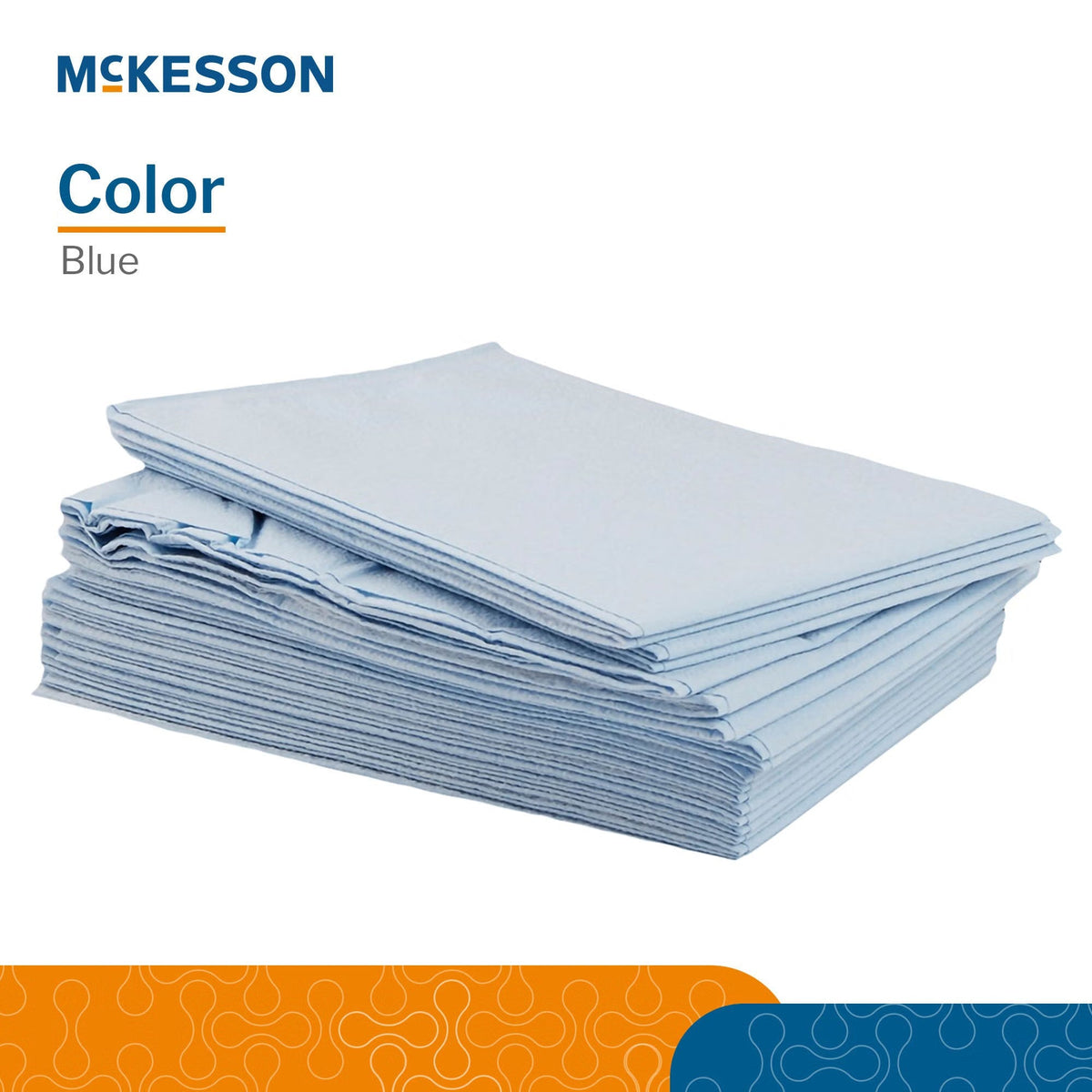 McKesson Pillow Case, Blue, Standard, 21" x 30" - 18-918-Case - LL Medico