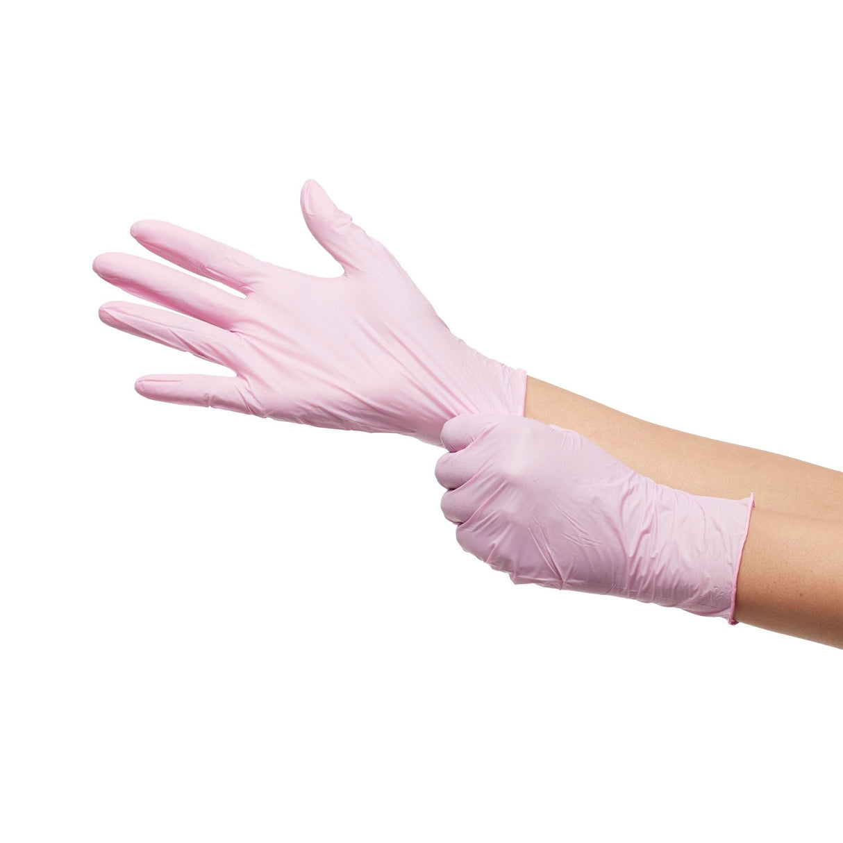 McKesson Pink Nitrile Exam Gloves, Powder-Free, Extra Large, Box of 230 - 14-6NPNK8-Box - LL Medico