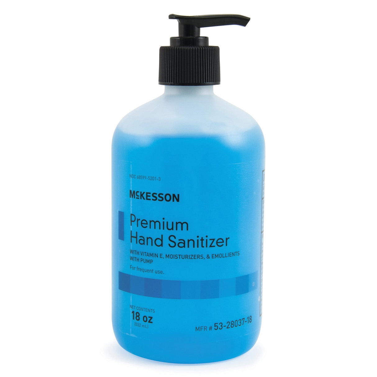 McKesson Premium Hand Sanitizer 70% Alcohol Gel, 18 oz Bottle, Summer Rain Scent - 53-28037-18-Single - LL Medico
