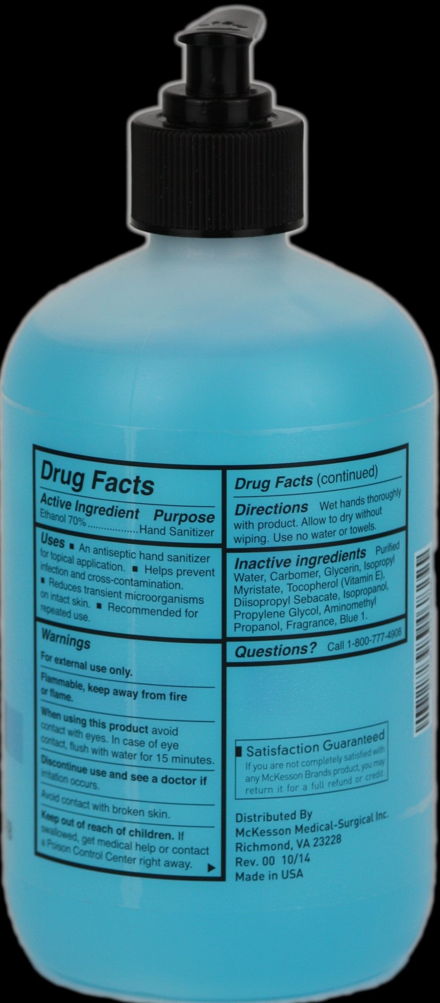 McKesson Premium Hand Sanitizer Gel, Summer Rain Scent, 18 oz - 53-28037-18-Single - LL Medico
