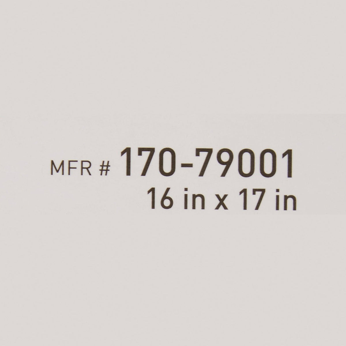 McKesson Seat Back Cushion, Foam, 16" W x 17" L - 170-79001-Single - LL Medico