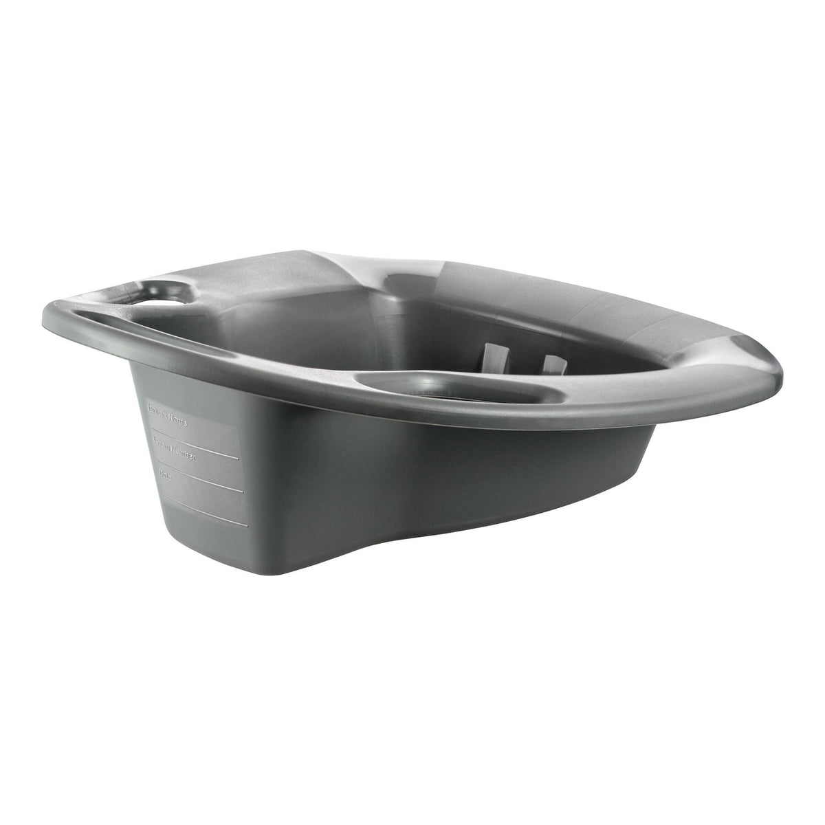 McKesson Stackable Bedpan, Graphite, 2 Quart, 15" Length - 56-80245-Single - LL Medico