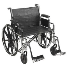 McKesson Standard 24" Wheelchair with Swing away Footrests and Detachable Desk Arms - 146-STD24ECDDA-SF - LL Medico