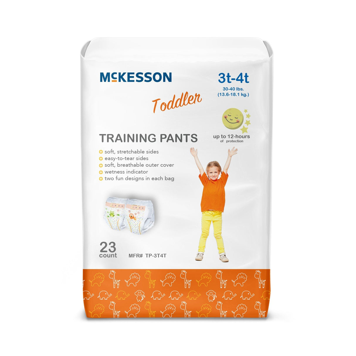 McKesson Toddler Training Pants - TP-2T3T-Case - LL Medico