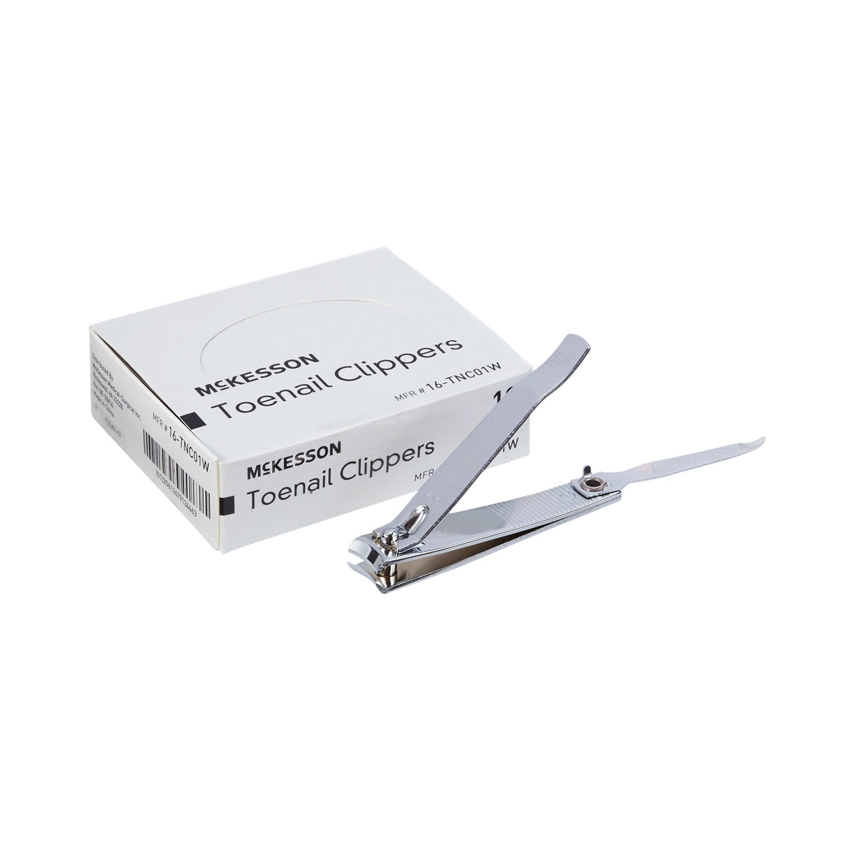 McKesson Toenail Clippers, Thumb Squeeze Lever - 16-TNC01J-Single - LL Medico