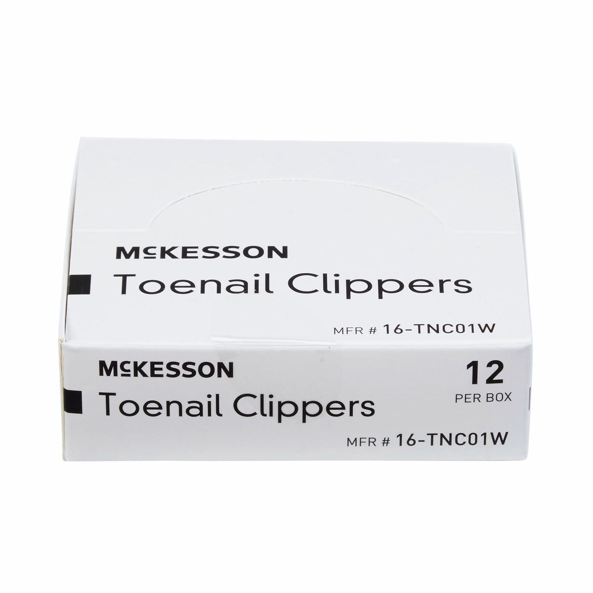McKesson Toenail Clippers, Thumb Squeeze Lever - 16-TNC01J-Single - LL Medico