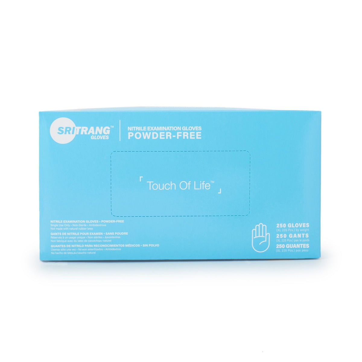 McKesson Touch of Life Nitrile Exam Glove, Extra Large, Black - 7027156-Box - LL Medico