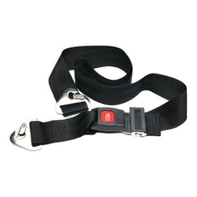 McKesson Two-Piece Backboard / Stretcher Strap, Black, 2" x 5' - 11352BKM-Single - LL Medico