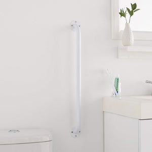 McKesson Wall Grab Bar, White Powder Coated Steel - 146-RTL12012 - LL Medico