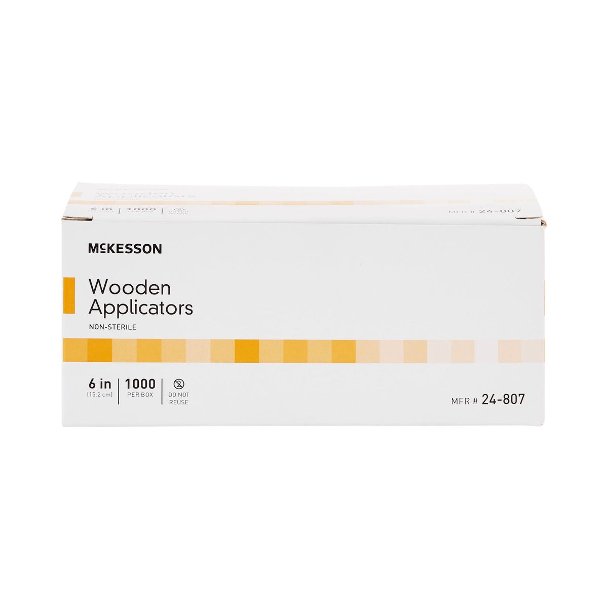 McKesson Wooden Applicators, Non-Sterile, 6 In - 24-807-Box - LL Medico