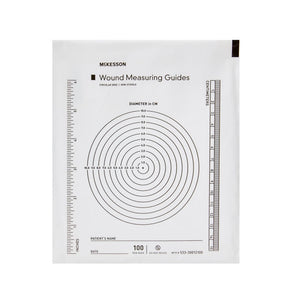 McKesson Wound Measuring Guide Circular Grid, Non-Sterile - 533-30012100-Single - LL Medico