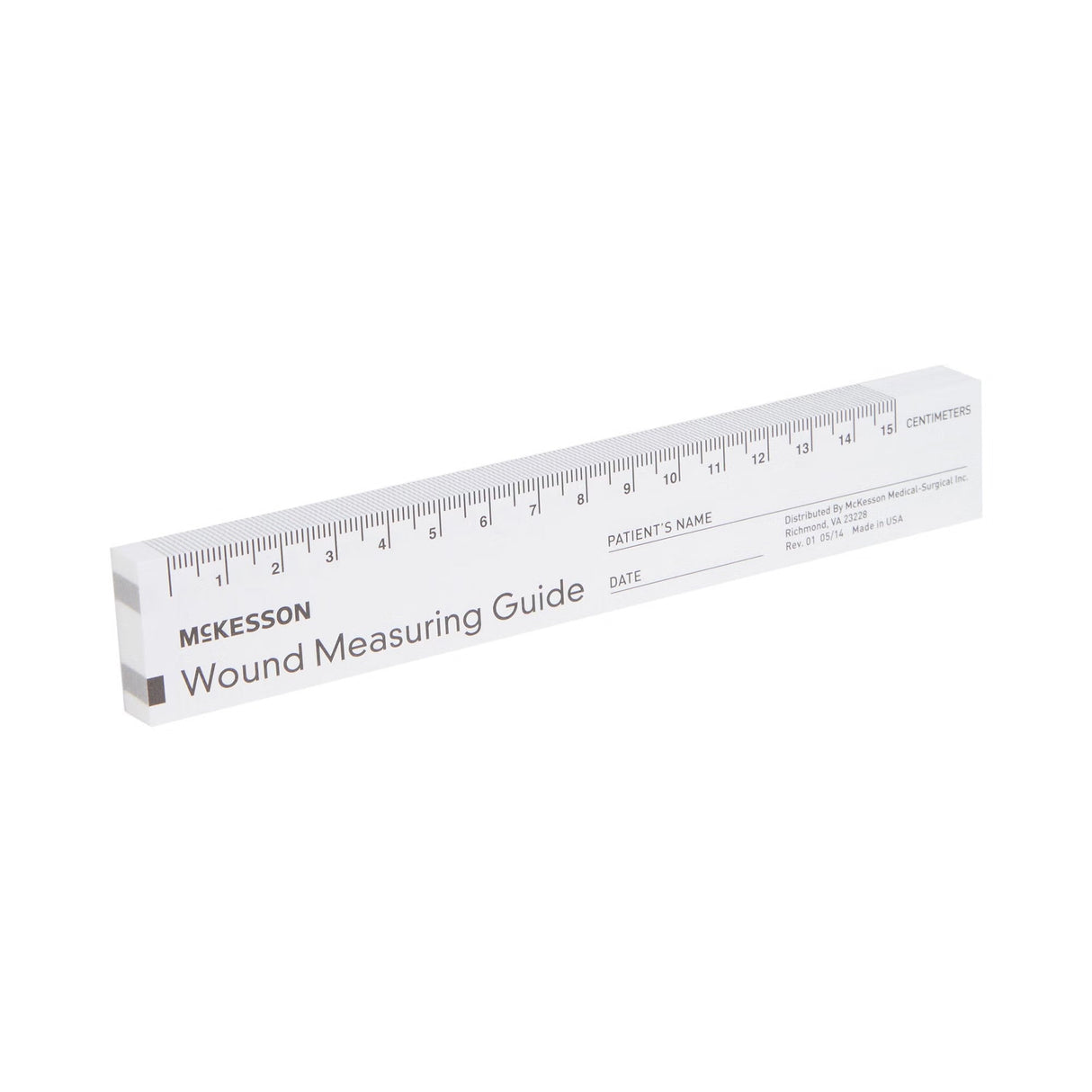 McKesson Wound Measuring Guide Paper Non-Sterile, 6 Inch - 533-LR/50-Box - LL Medico