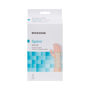 McKesson Wrist Brace, Low Profile, Contoured, Right Hand, Beige - 155-79-87072-Single - LL Medico