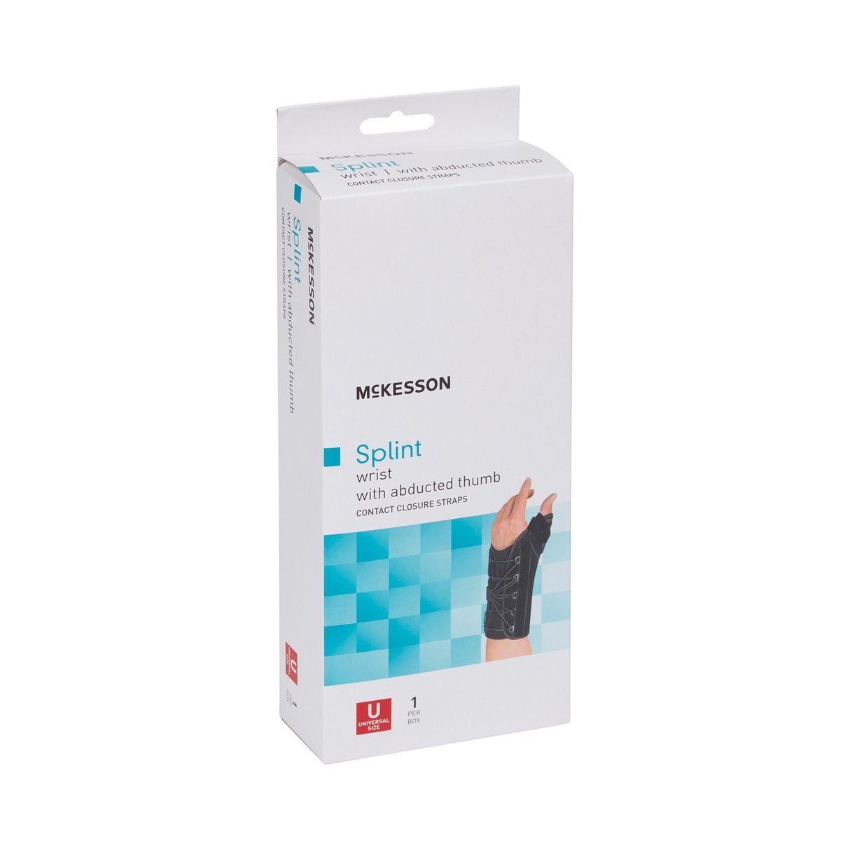 McKesson Wrist Brace with Thumb Spica - 155-81-87480-Single - LL Medico