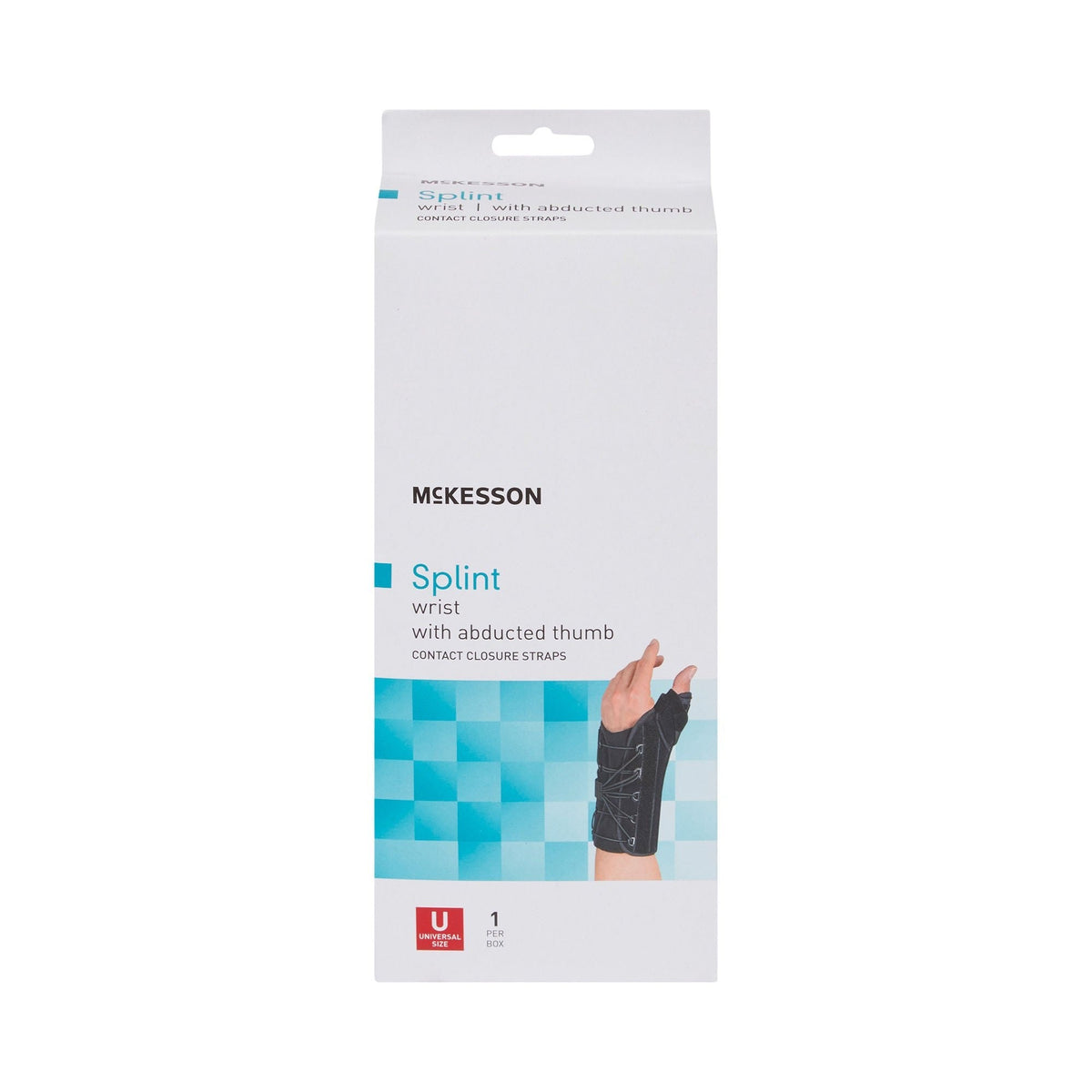 McKesson Wrist Brace with Thumb Spica - 155-81-87480-Single - LL Medico