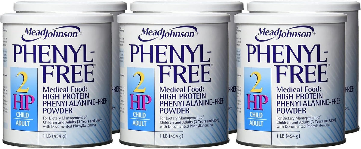 Mead Johnson Phenyl-Free 2HP Medical Food Powder, Vanilla, 1 lb - 891401-Single - LL Medico