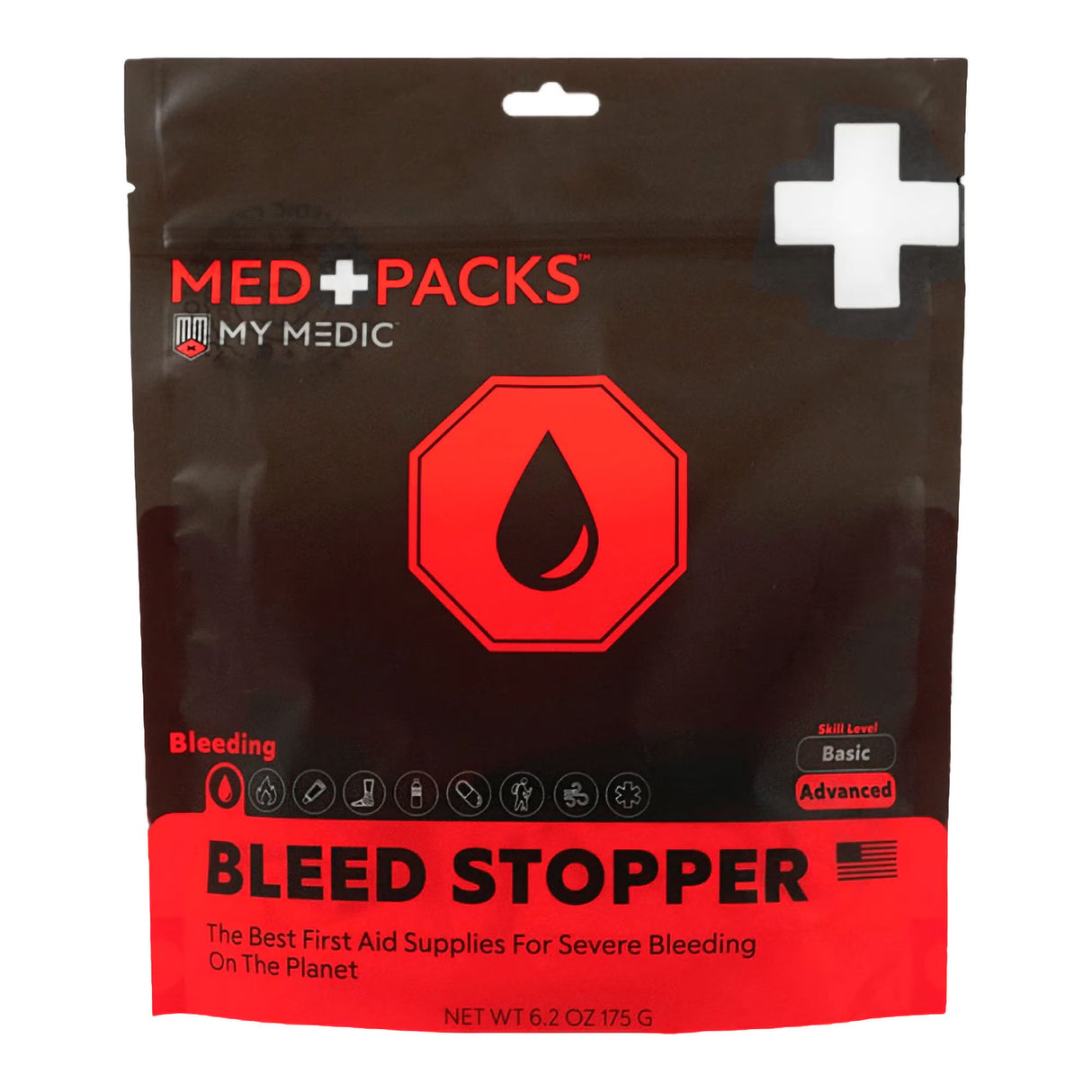 Med Packs First Aid Kit to Stop Bleeding – Emergency Supplies in Portable Pouch