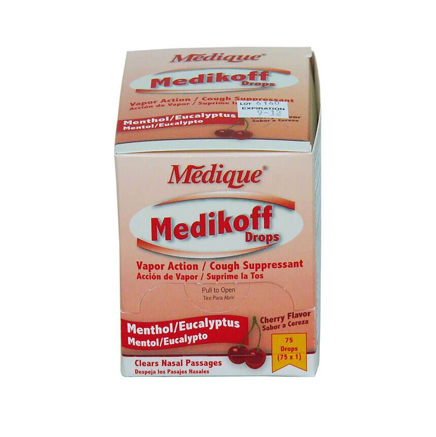 Medique Medikoff Drops Vapor Action, Cherry, 75 ct - 05022-Box - LL Medico
