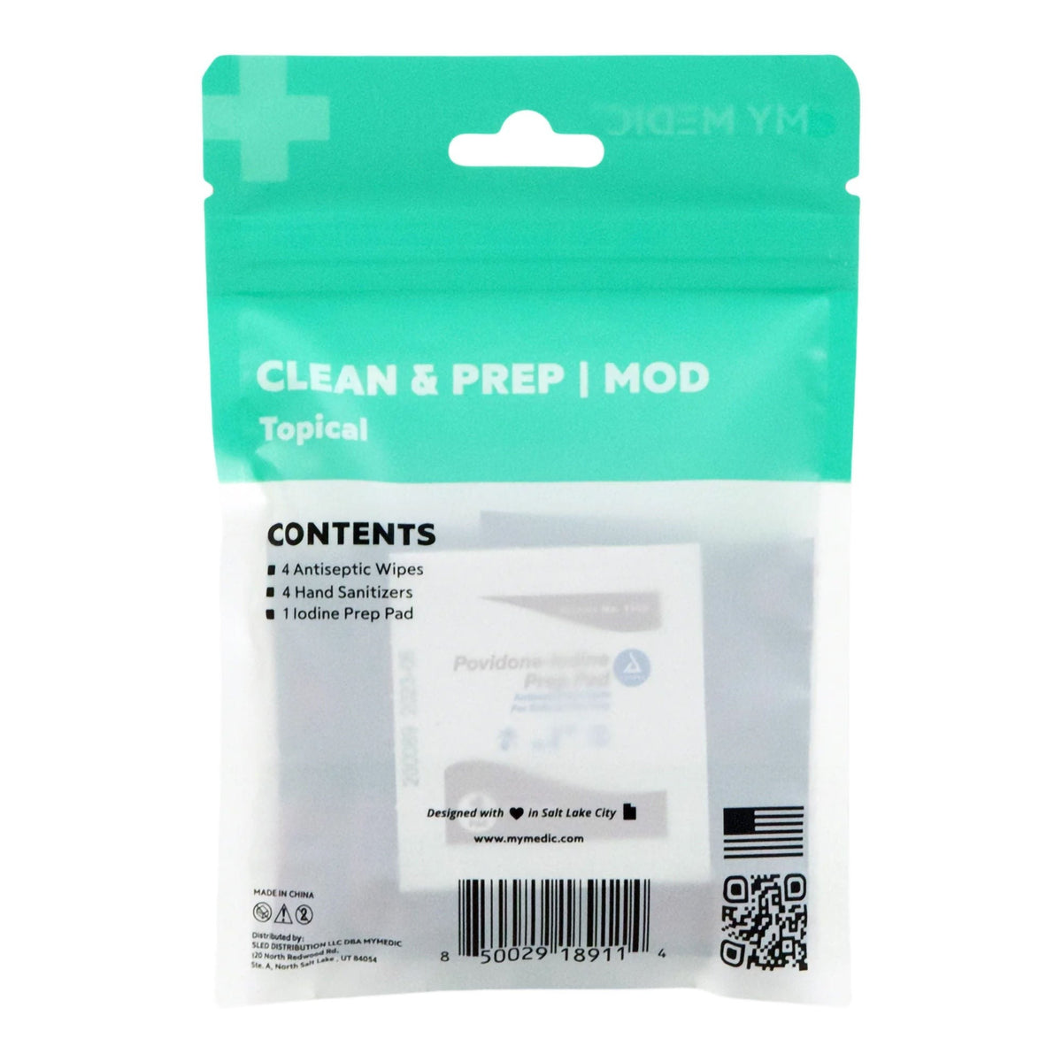 My Medic Clean and Prep Mod First Aid Pouch - MM-SP-MOD-C&P-EA-Single - LL Medico