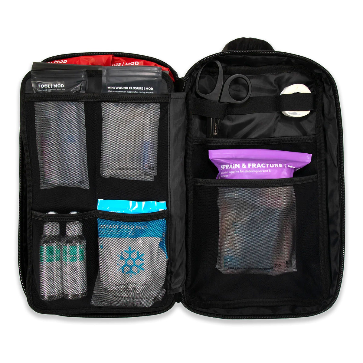 My Medic MyFAK Large Standard First Aid Kit, Black - MM-KIT-U-MFK-LG-BLK-STN-Single - LL Medico