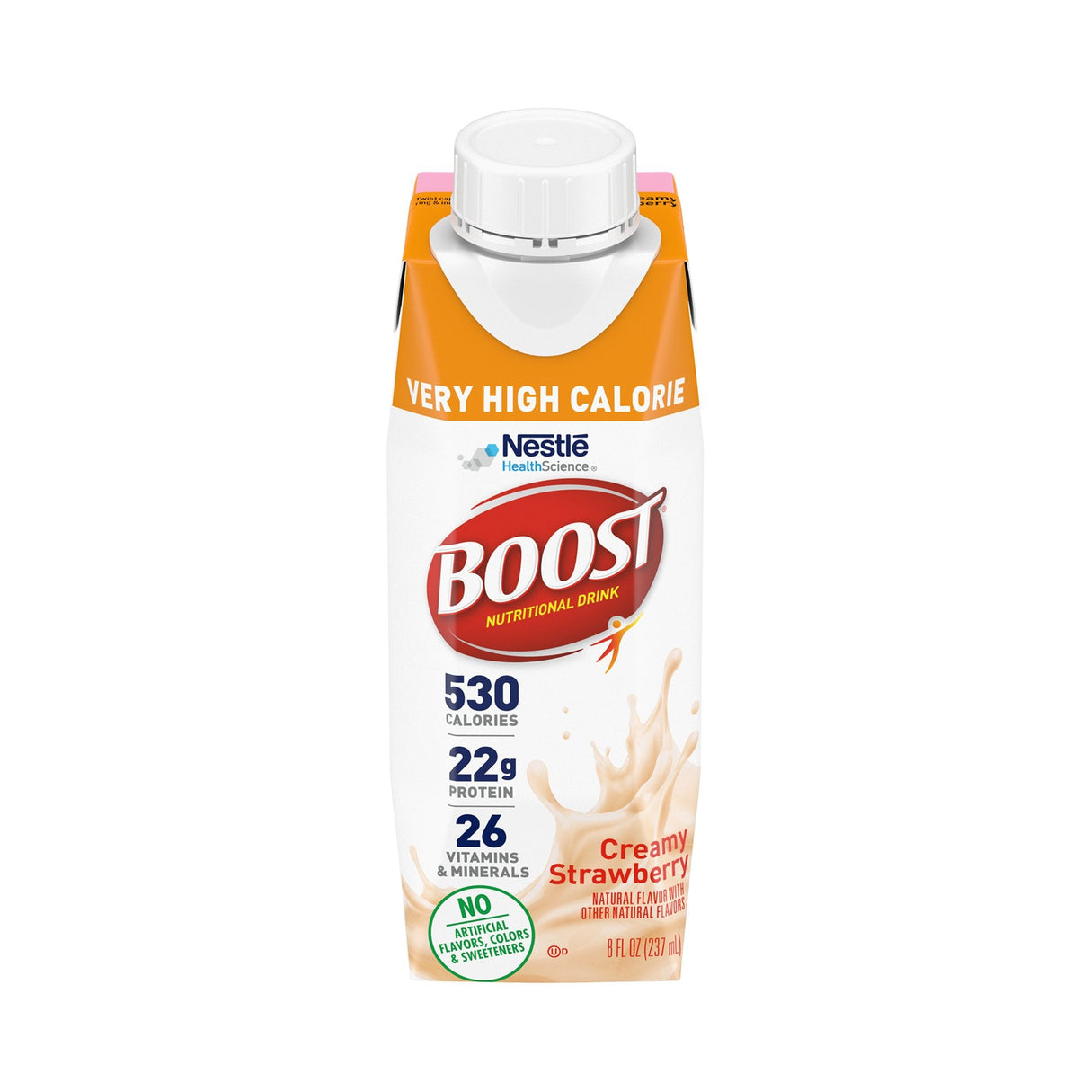 Nestle Boost Very High Calorie (VHC), Strawberry, 8 oz Carton, CS/24 - 00043900661452 - LL Medico
