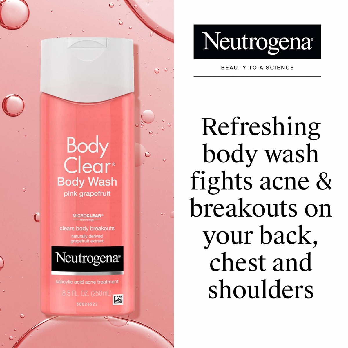 Neutrogena Body Clear Body Wash, 8.5 fl oz - 07050101750-Single - LL Medico