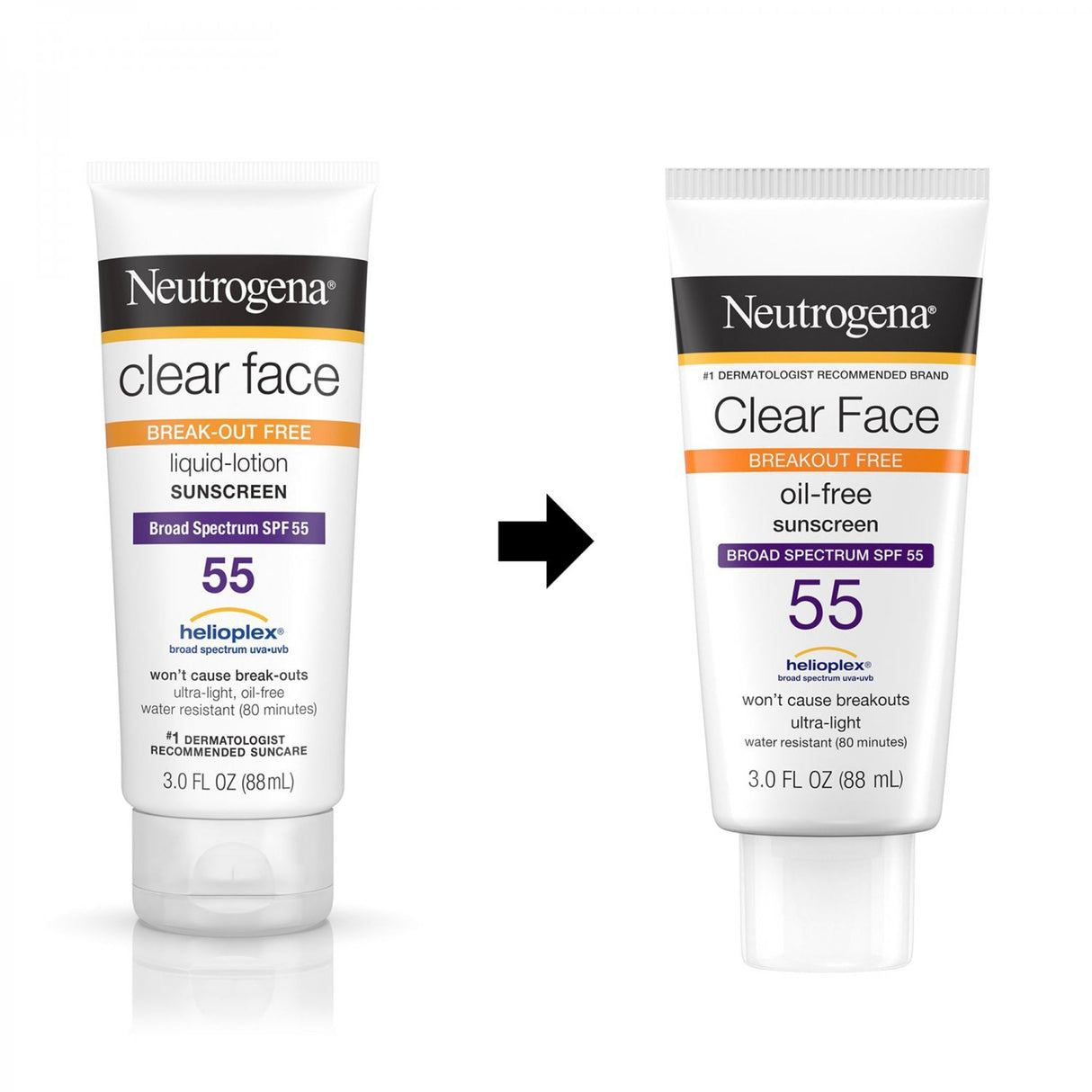 Neutrogena Clear Face Oil-Free Sunscreen, SPF 50 - 69968066203-Single - LL Medico