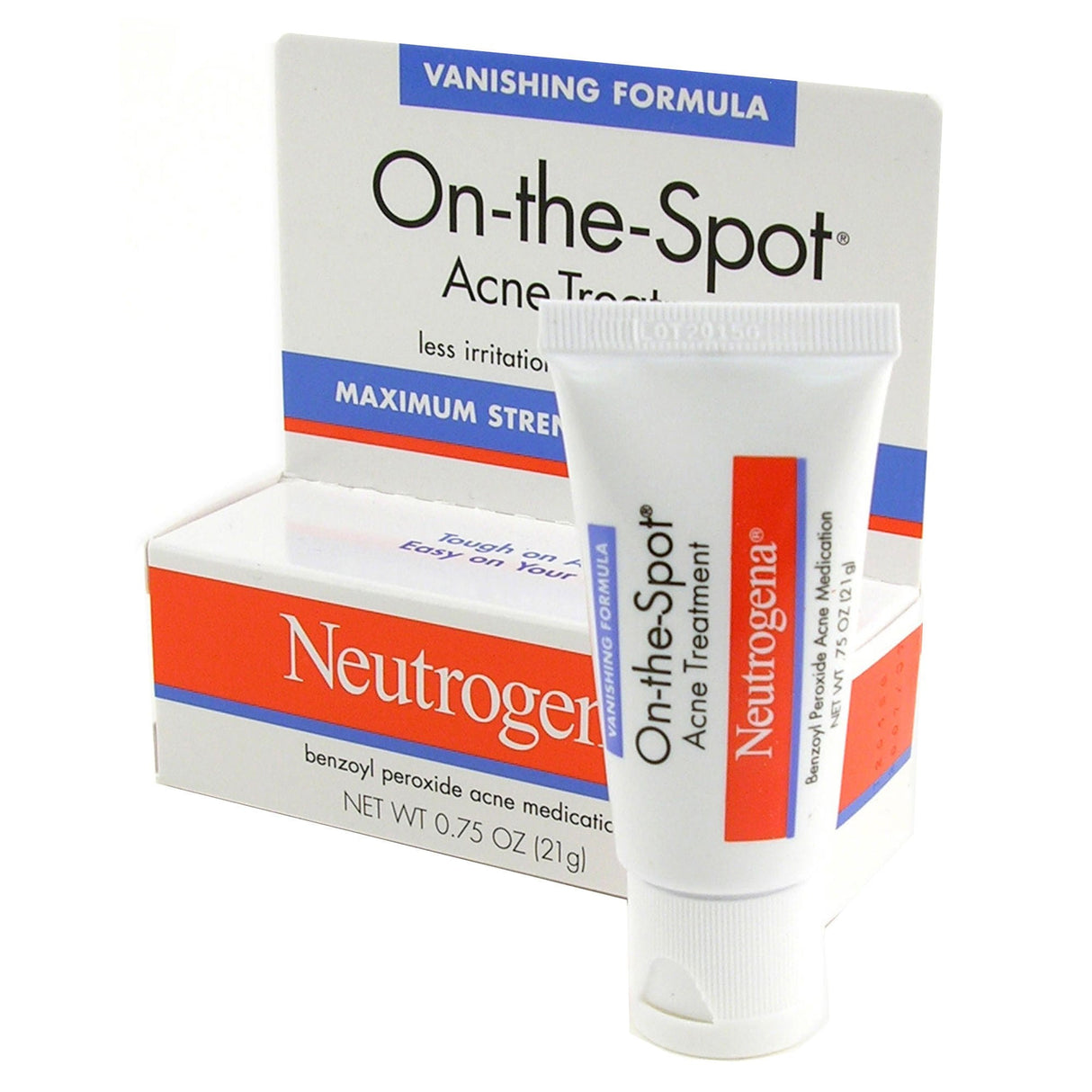 Neutrogena On the Spot Acne Treatment, 0.75-ounce Tube - 70501001790-Single - LL Medico