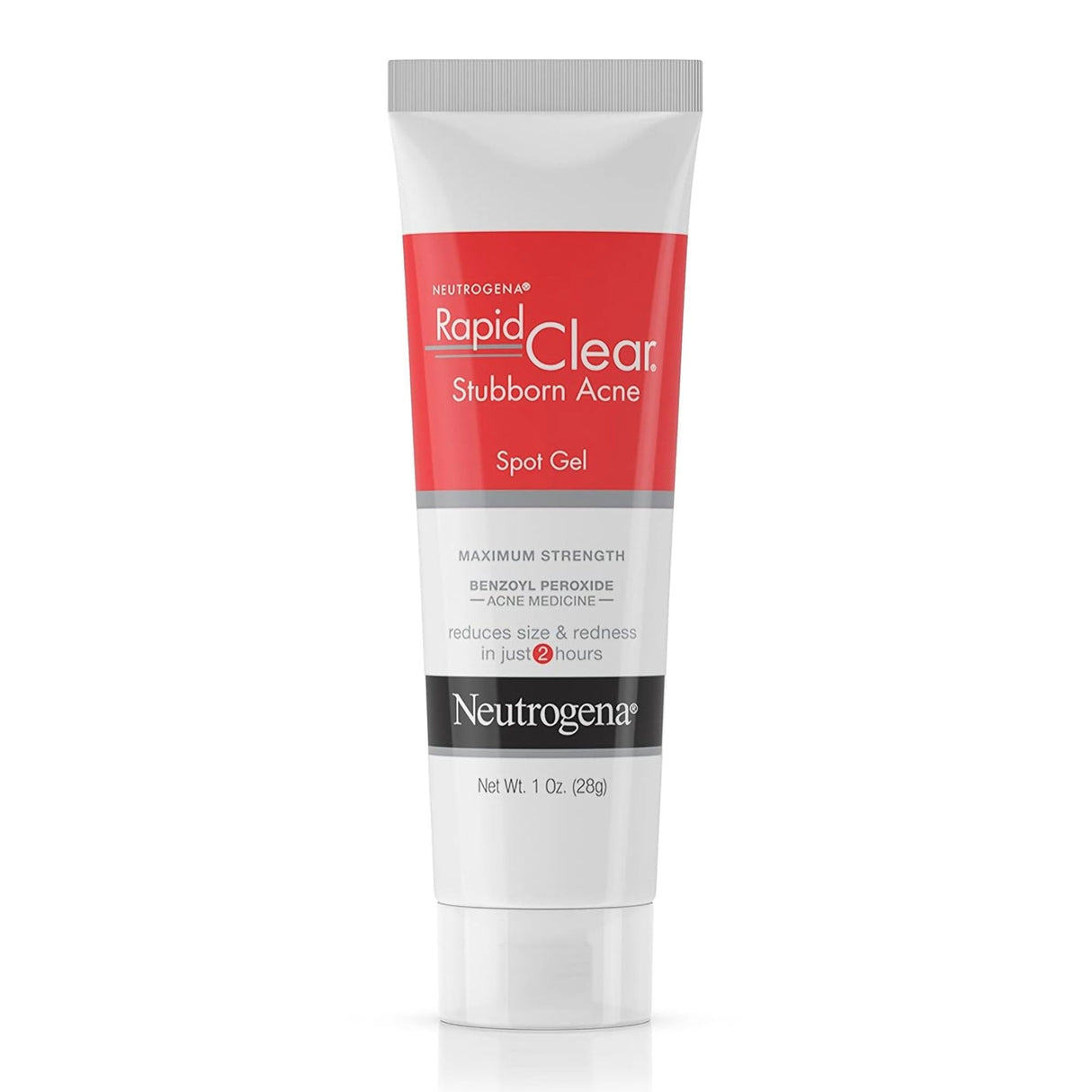 Neutrogena Rapid Clear Stubborn Acne Spot 10% Benzoyl Peroxide Gel, 1 ounce - 69968004301-Single - LL Medico