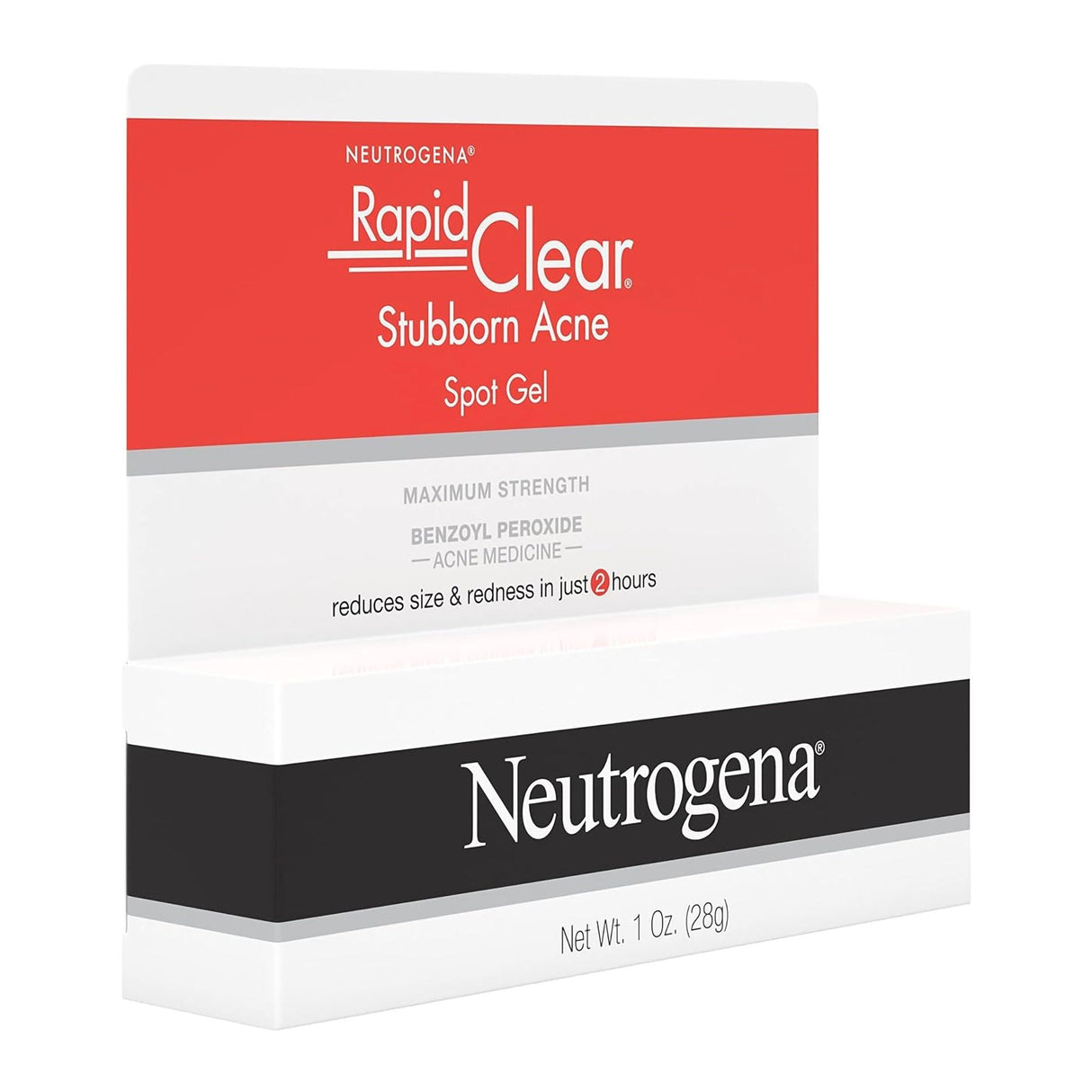 Neutrogena Rapid Clear Stubborn Acne Spot 10% Benzoyl Peroxide Gel, 1 ounce - 69968004301-Single - LL Medico