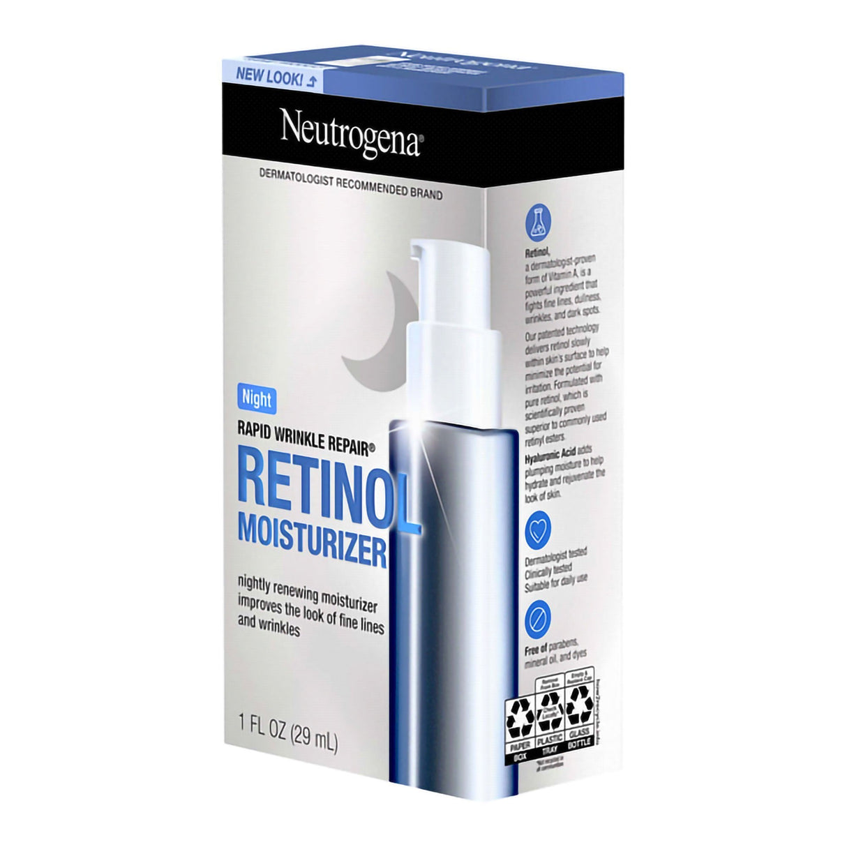 Neutrogena Rapid Wrinkle Repair Retinol Moisturizer Night Unscented - 07050102122-Single - LL Medico