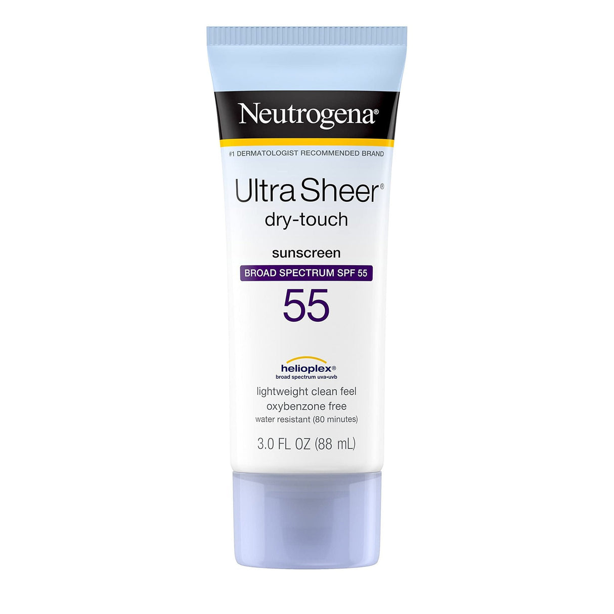 Neutrogena Ultra Sheer Dry-Touch Sunscreen Lotion, SPF 55, 3-ounce Tube - 08680068790-Single - LL Medico