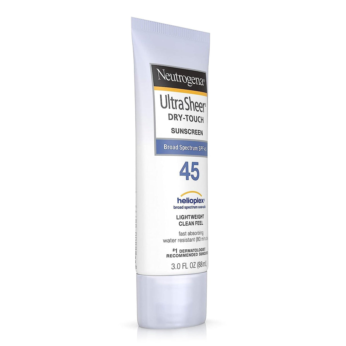 Neutrogena Ultra Sheer Dry-Touch Sunscreen SPF 45, 3-ounce Tube - 08680068795-Single - LL Medico